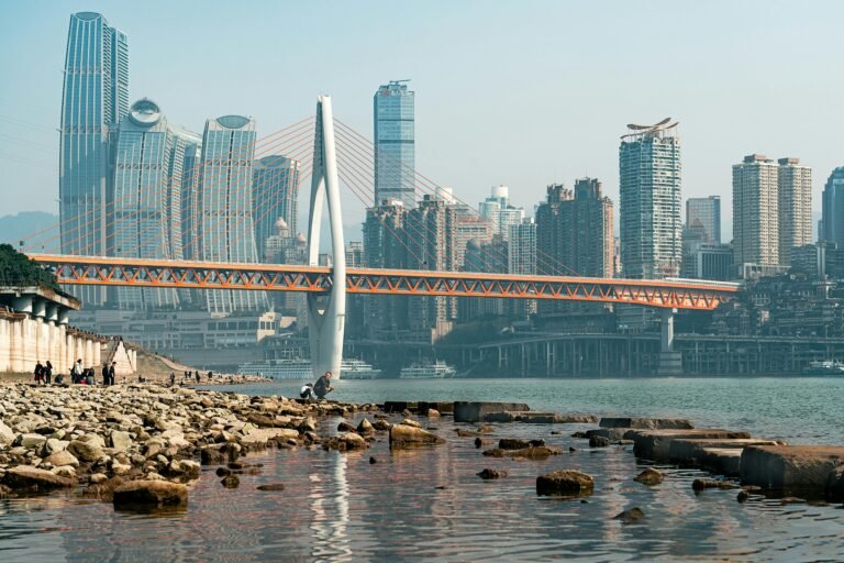 Chongqing liegt am Yangtse-Fluss.