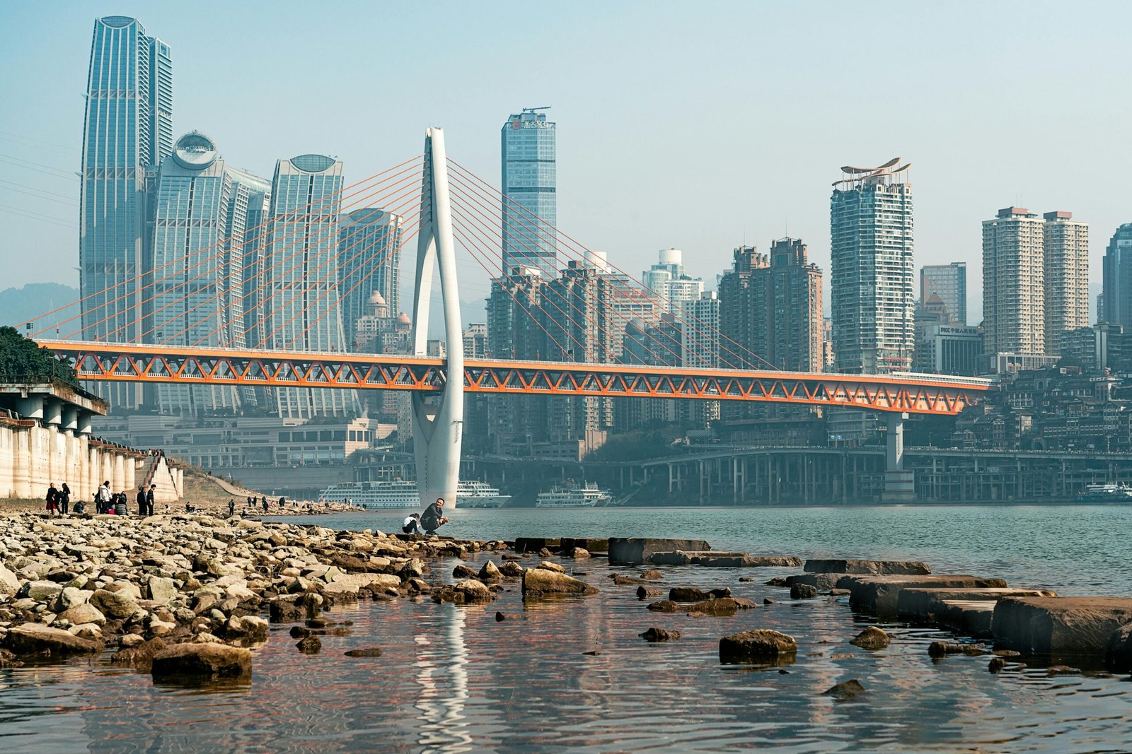 Chongqing liegt am Yangtse-Fluss.
